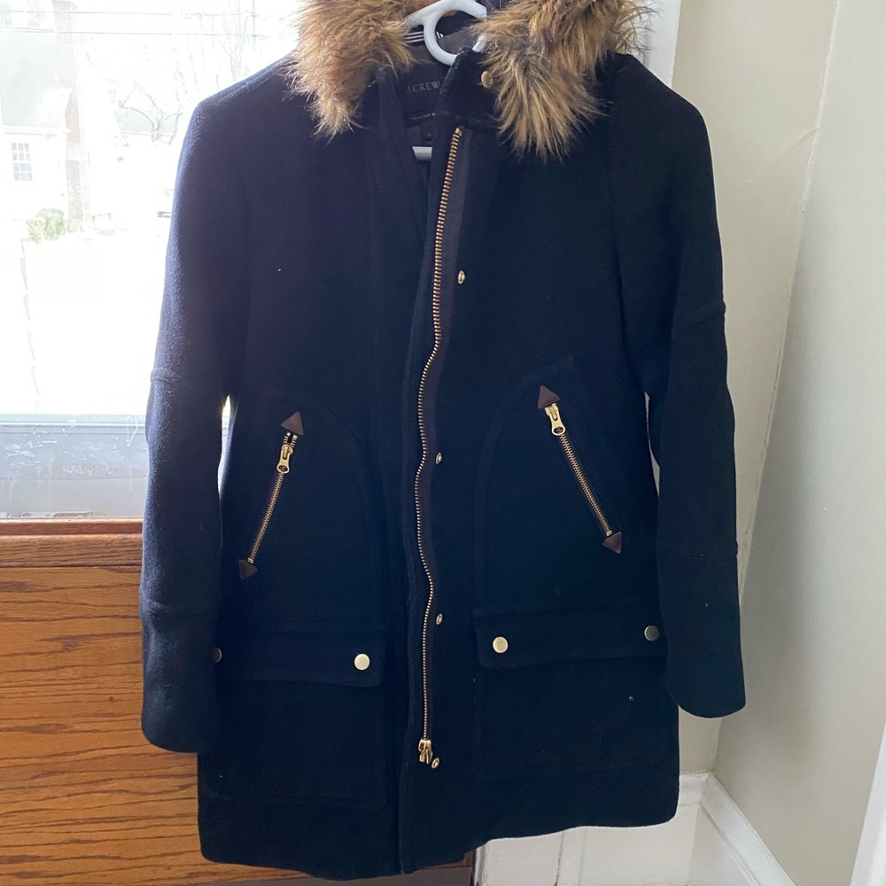 Black J. Crew Coat